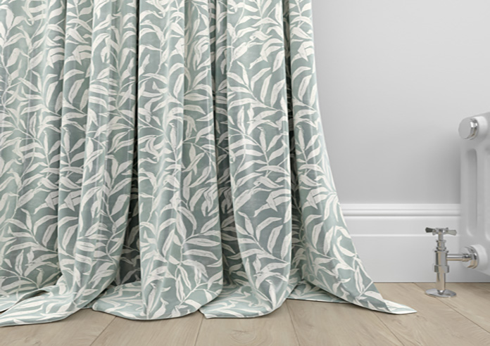 Trailing Vines, Victorian Blue - Made to Measure Curtains - Image 6